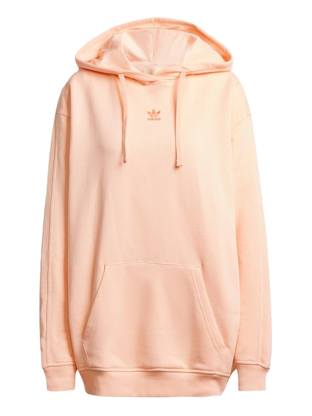 XL adidas Originals Essentials Oversized Pullover Hoodie, Glow Pink